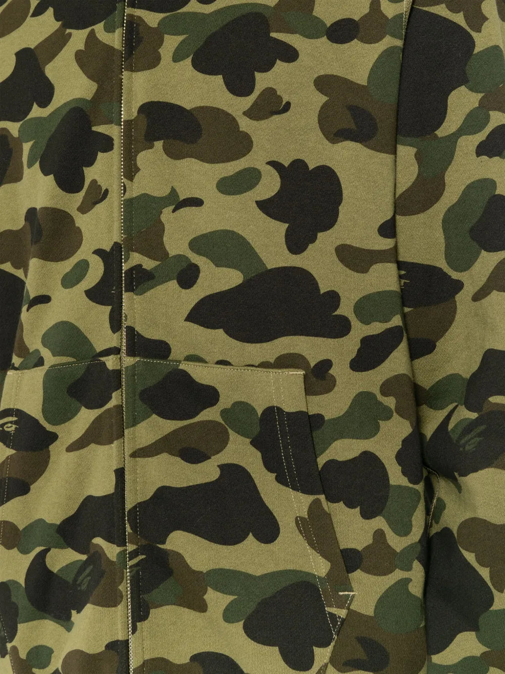 A BATHING APE® 1st Camo Shark Full Zip Hoodie "GREEN"