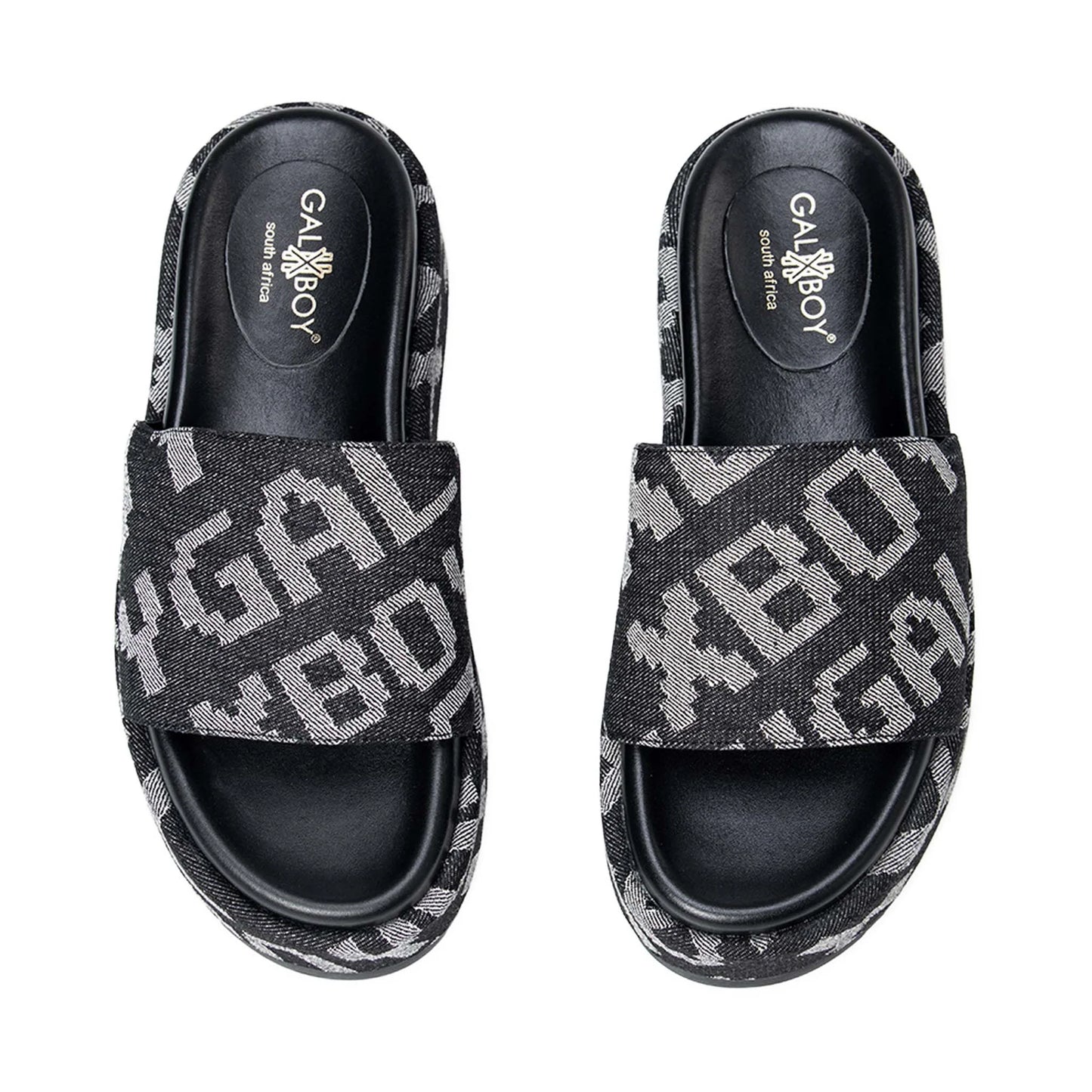 Galaxy Boy Sandals Black