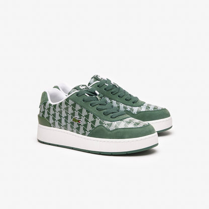 Lacoste Men's Ace Clip Leather Monogram "Green"
