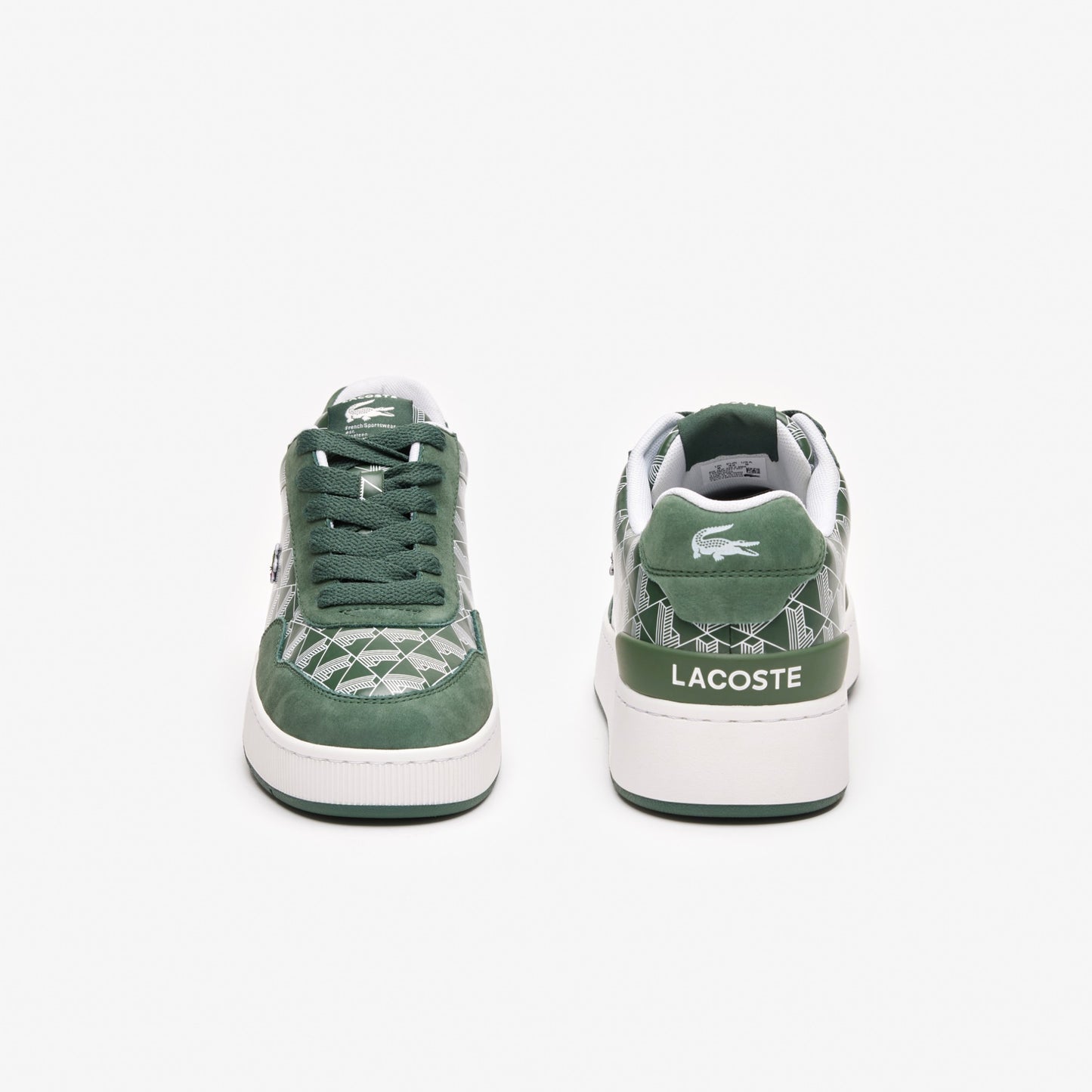 Lacoste Men's Ace Clip Leather Monogram "Green"