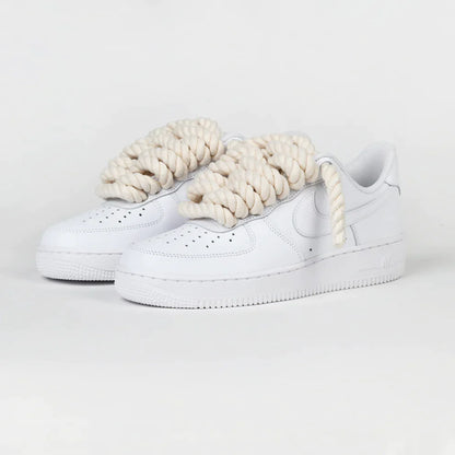 Air Force 1 Custom Rope Laces "Cream"