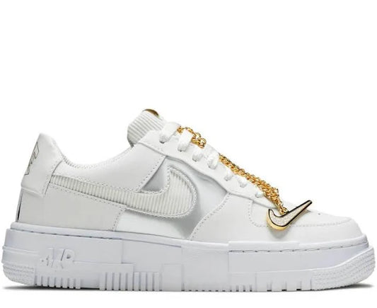 Nike Pixel Grey Gold Chain